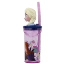 Disney Frozen Journey 3D Figurine Straw Cup 360 ml