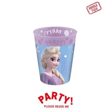 Disney Frozen Wind micro premium plastic cup set 4 pcs 250 ml
