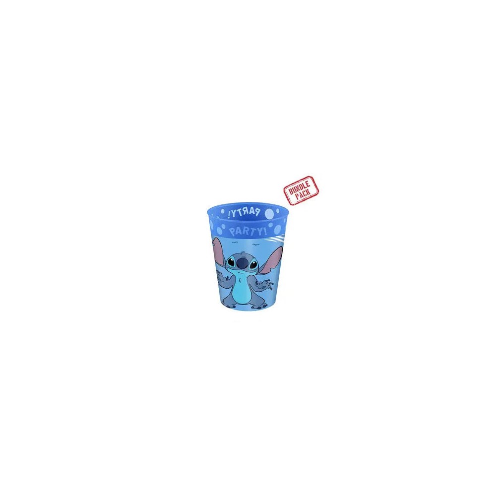 Disney Lilo and Stitch Angel micro premium plastic cup set 4 pcs 250 ml