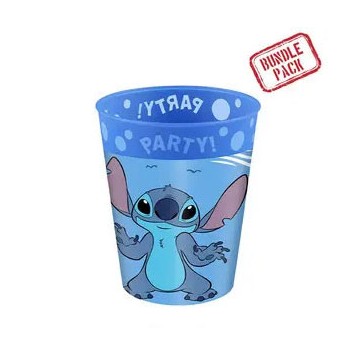 Disney Lilo and Stitch Angel micro premium plastic cup set 4 pcs 250 ml