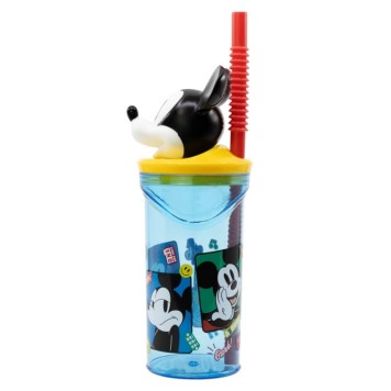 Disney Mickey  Fun-Tastic 3D Figurine Drinking Cup with Straw 360 ml