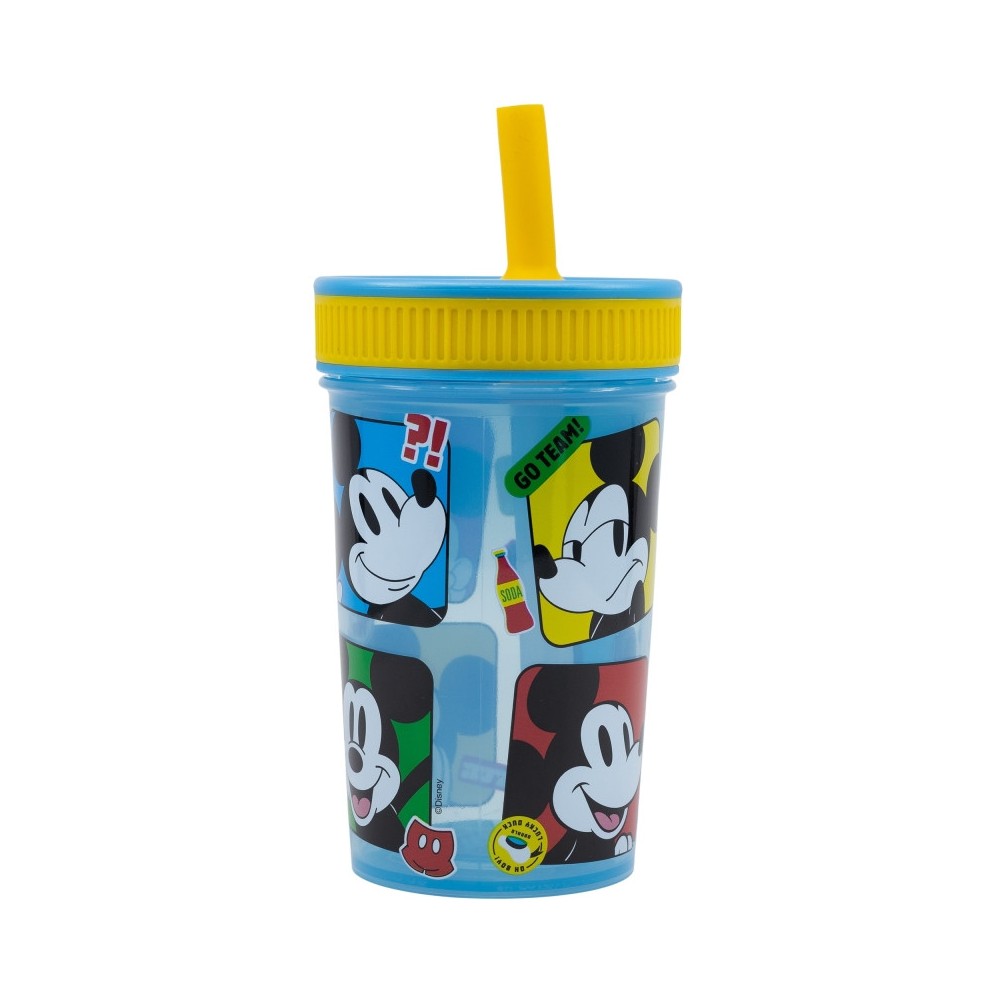 Disney Mickey  Fun-Tastic silicone straw cup 420 ml