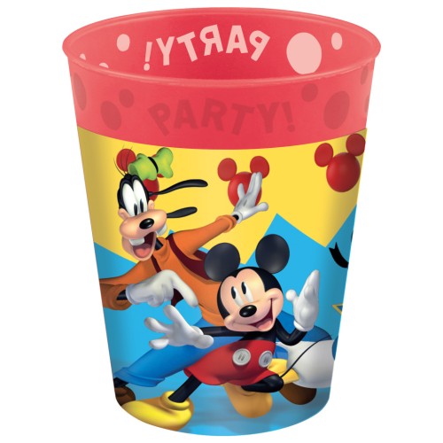 Disney Mickey Jump Into Fun micro premium plastic cup set 4 pcs 250 ml