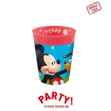 Disney Mickey  Rock the House micro premium plastic cup set 4 pcs 250 ml