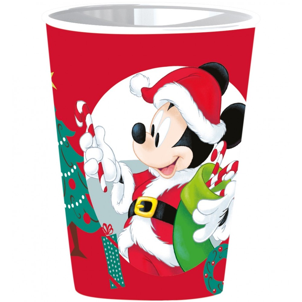 Disney Minnie  and Mickey Christmas cup, plastic 260 ml