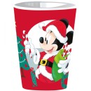 Disney Minnie  and Mickey Christmas cup, plastic 260 ml