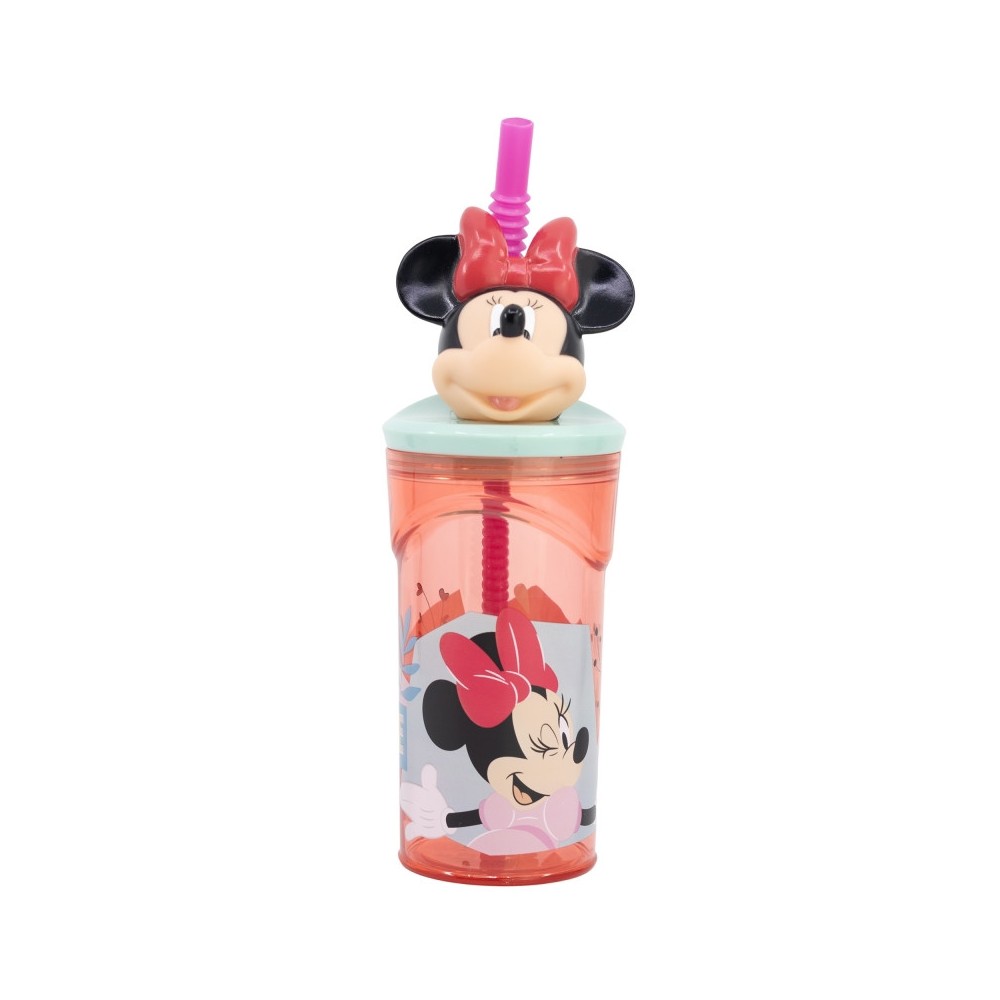 Disney Minnie  Being More 3D Figurine Straw Cup 360 ml