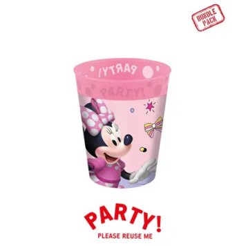 Disney Minnie  Junior micro premium plastic cup set 4-piece 250 ml