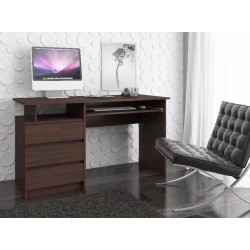 BIURKO CLP 135 cm WENGE WOLNOSTOJĄCE