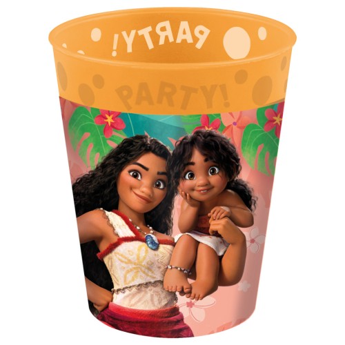 Disney Vaiana Sailing Spirit micro premium plastic cup set 4 pieces 250 ml