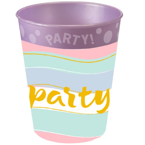 Colour Elegant Party micro premium plastic cup 250 ml