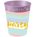 Colour Elegant Party micro premium plastic cup 250 ml