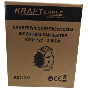 Nagrzewnica elektryczna farelka 2,5kW 230V KD11727