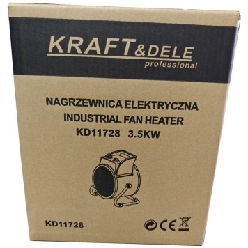 Nagrzewnica elektryczna farelka 3,5kW 230V KD11728