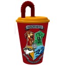 Harry Potter School Shields straw cup, plastic 430 ml