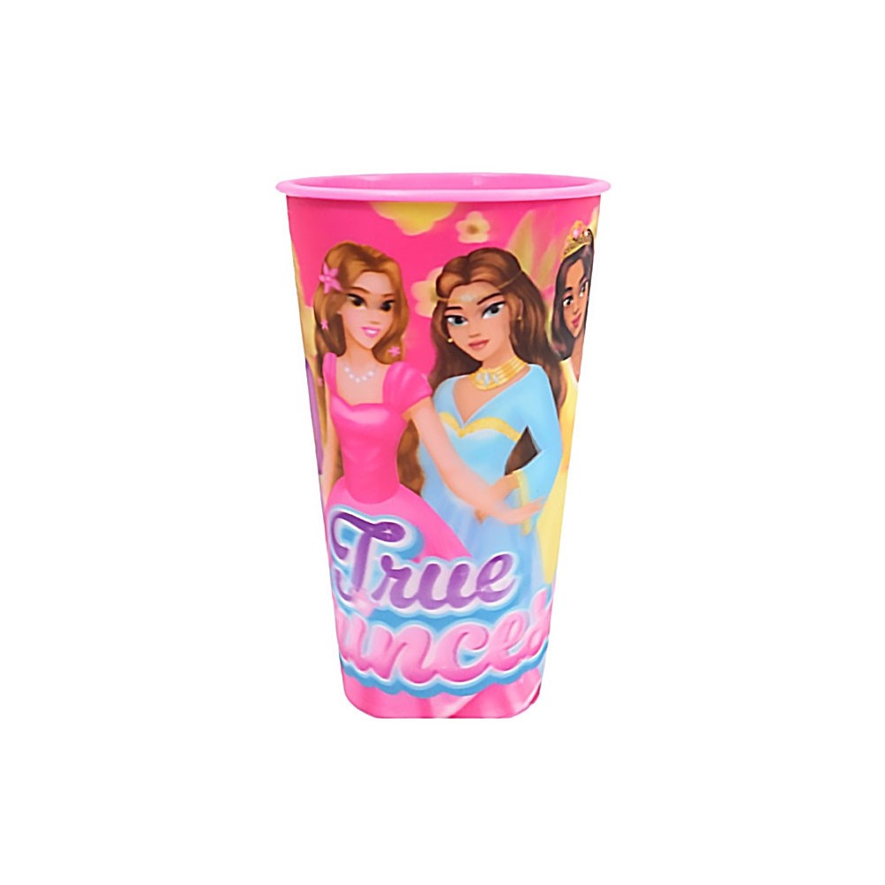 Princess True 3D effect plastic cup 480 ml