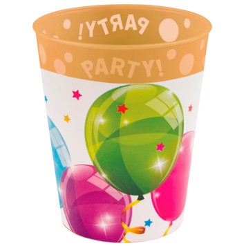 Balloon Sparkling Balloons Sparkling micro premium plastic cup 250 ml