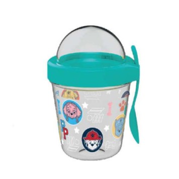 Paw Patrol Heads cup snack holder with lid and spoon 350 ml