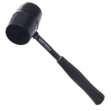 Młotek gumowy z metalową rączką 120z KD901