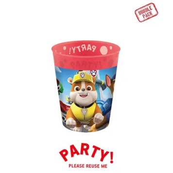 Paw Patrol Rescue Heroes micro premium plastic cup set 4 pcs 250 ml