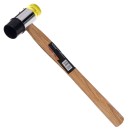 Młotek gumowo plastikowy 30mm z drewnianą rączką KD903