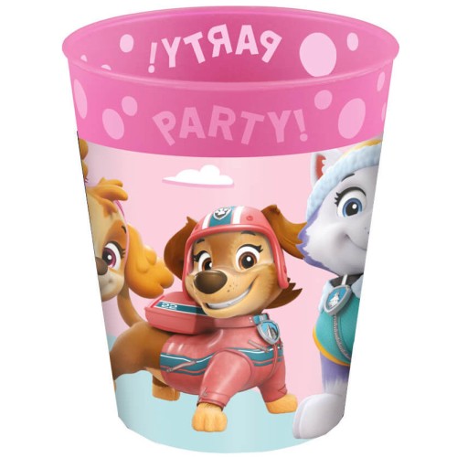 Paw Patrol Skye and Everest micro premium plastic cup 250 ml