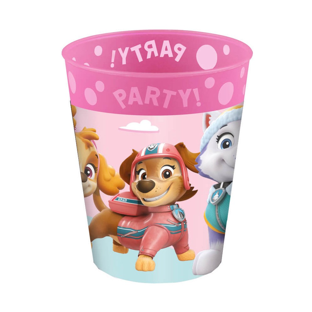 Paw Patrol Skye and Everest micro premium plastic cup 250 ml