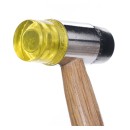 Młotek gumowo plastikowy 30mm z drewnianą rączką KD903