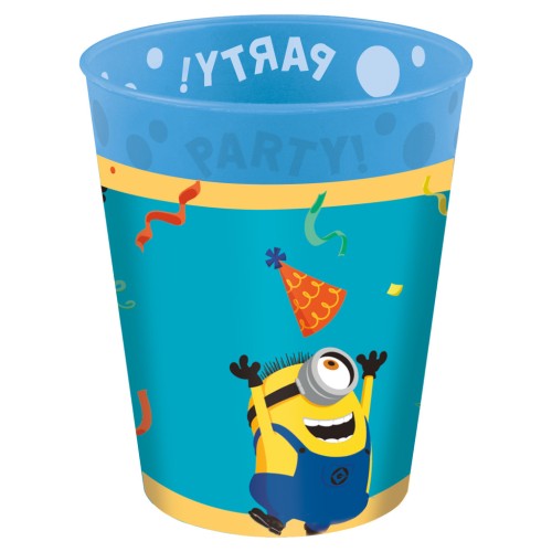 Minions The Rise of Gru micro premium plastic cup set 4 pcs 250 ml