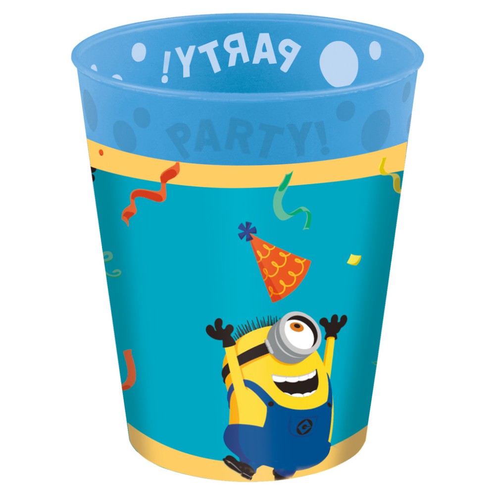 Minions The Rise of Gru micro premium plastic cup set 4 pcs 250 ml