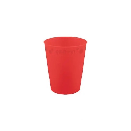 Party Bright Red Micro Premium Plastic Cup 250 ml