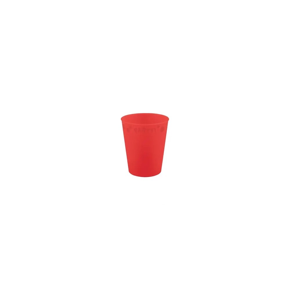 Party Bright Red Micro Premium Plastic Cup 250 ml