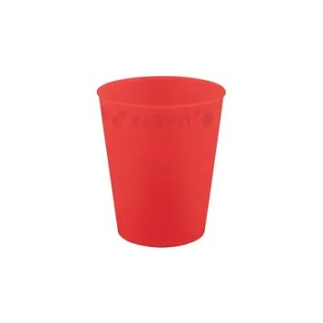 Party Bright Red Micro Premium Plastic Cup 250 ml