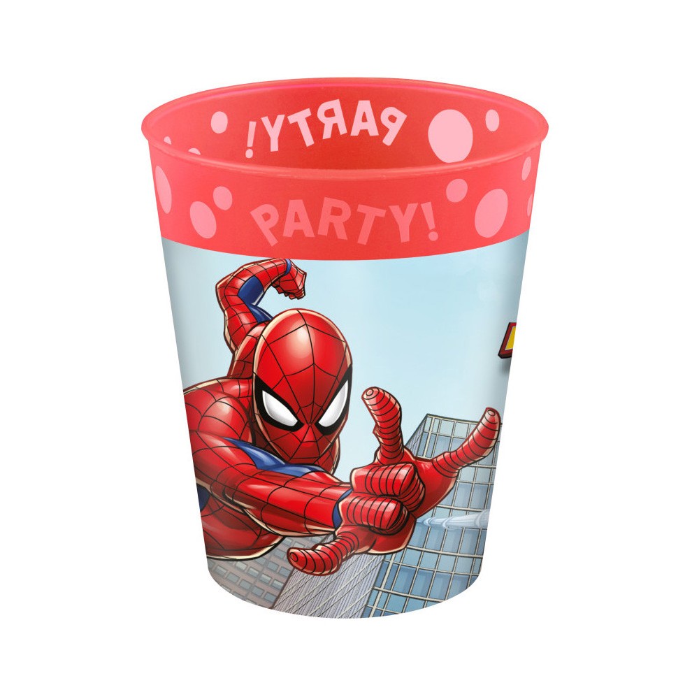 Spiderman Crime Fighter micro premium plastic cup 250 ml