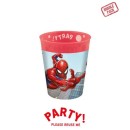 Spiderman Crime Fighter micro premium plastic cup set 4 pcs 250 ml