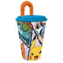 Pokémon Battle Straw Cup, Plastic 430 ml