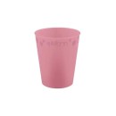 Party Pastel Pink Pink micro premium plastic cup 250 ml