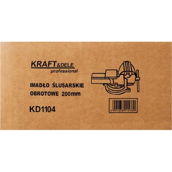 Imadło obrotowe 200mm 21kg z kowadłem KD1104