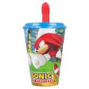 Sonic the Hedgehog Adventure Straw Cup, Plastic 430 ml