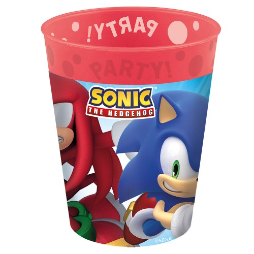 Sonic the Hedgehog Sega micro premium plastic cup set 4 pcs 250 ml