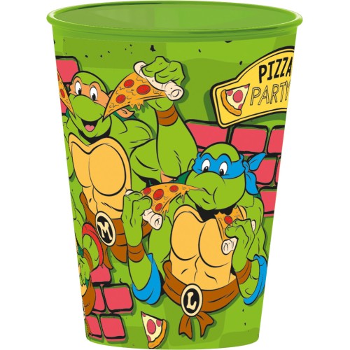 Teenage Mutant Ninja Turtles Pizza cup, plastic 260 ml