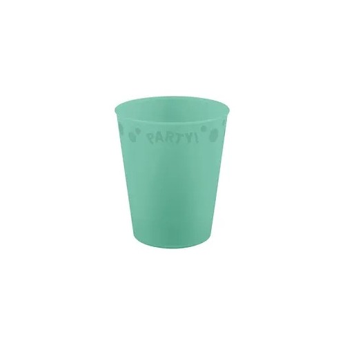 Party Pastel Mint Green micro premium plastic cup 250 ml