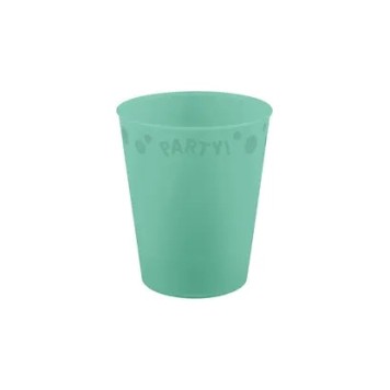 Party Pastel Mint Green micro premium plastic cup 250 ml