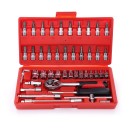 Zestaw narzędzi 46el. klucze nasadowe KD10525