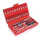 Zestaw narzędzi 46el. klucze nasadowe KD10525