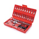 Zestaw narzędzi 46el. klucze nasadowe KD10525