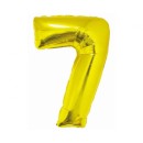 Number Gold Gold number 7 foil balloon 76 cm