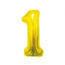 Number Gold, Number 1 Foil Balloon 85 cm