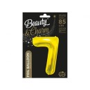 Number Gold, 7-shaped foil balloon 85 cm