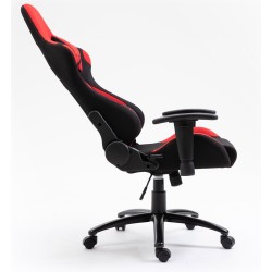 FOTEL GAMINGOWY MATERIAŁOWY F4G FG38 CZERWONY
